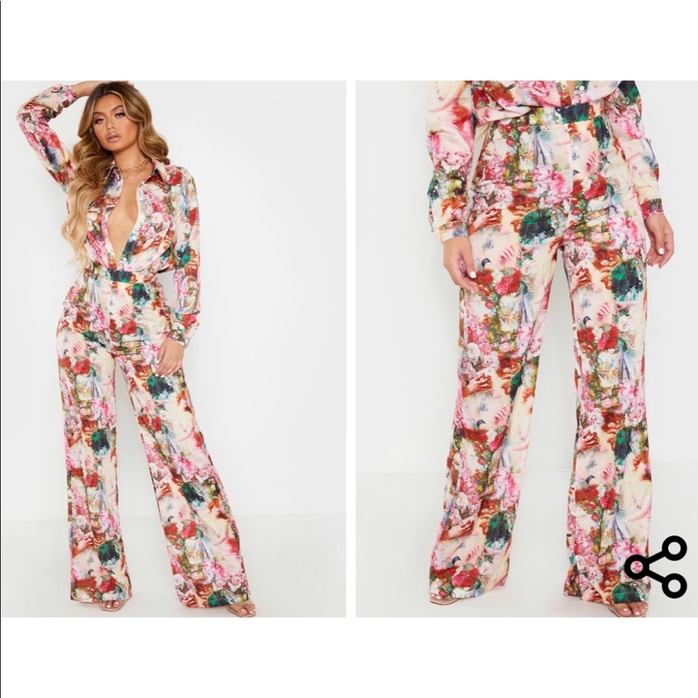 Floral print set